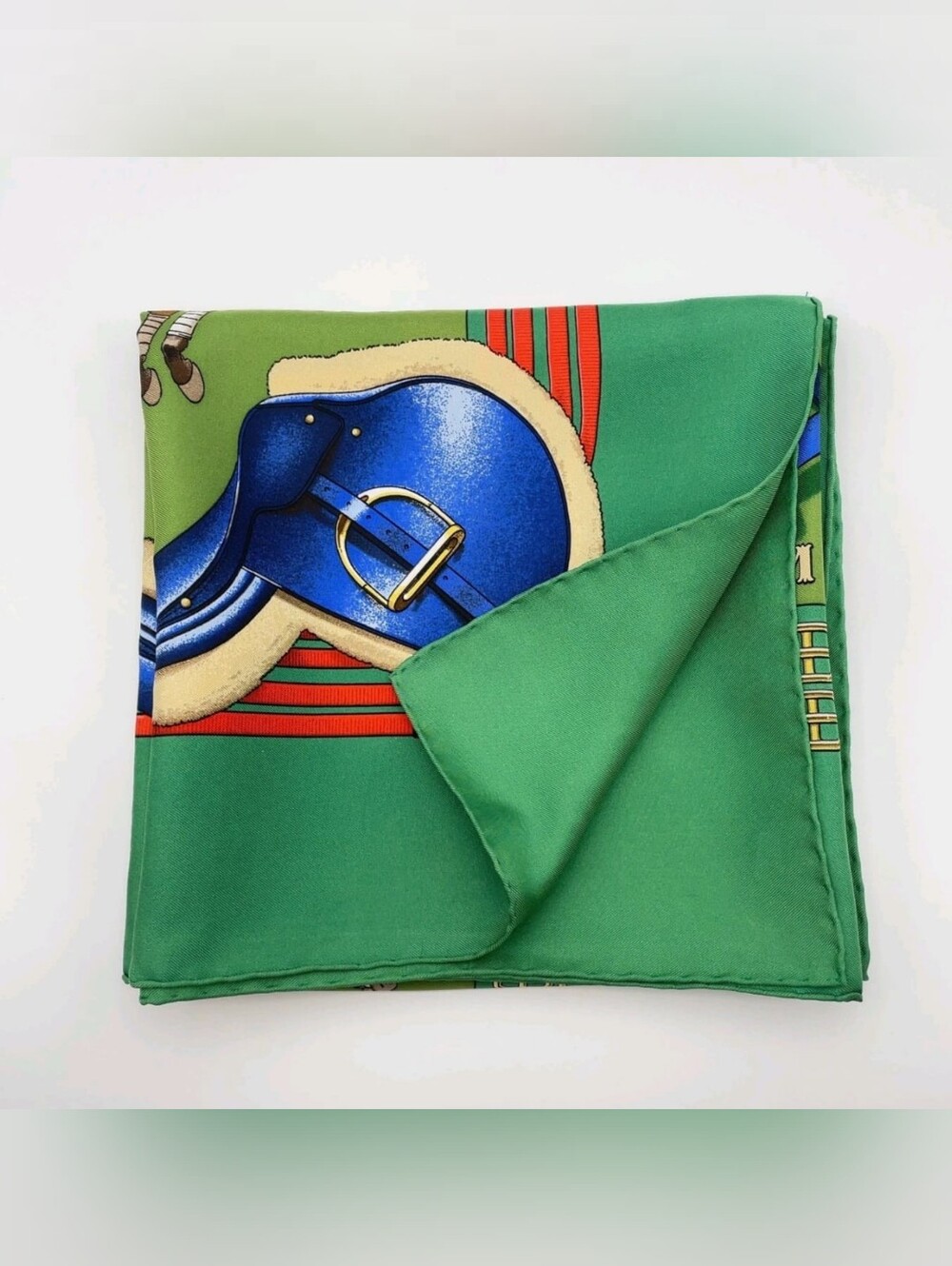 Hermès Jumping Carré 90 Silk Scarf Horse Equestrian - Picture 8 of 14